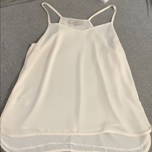 Elegant cream cami- Loft MP